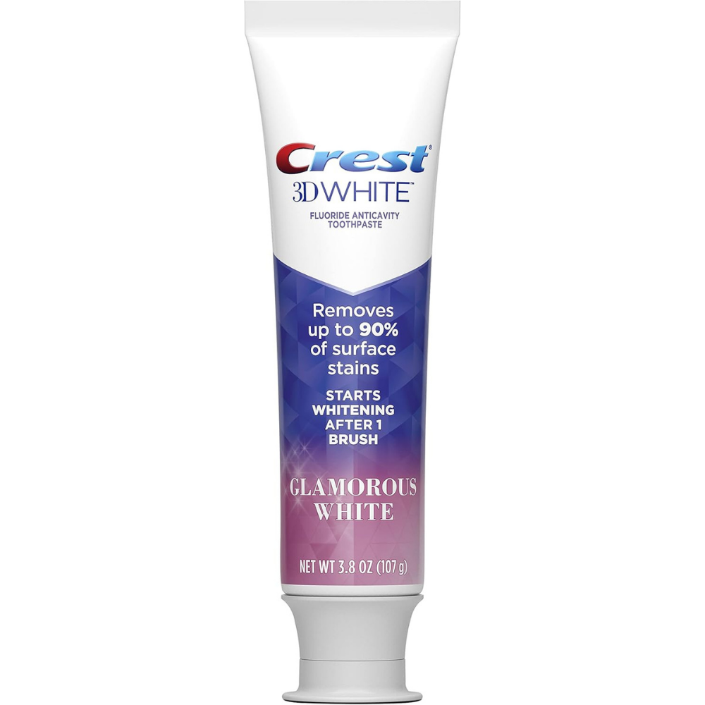 Crest Vitalizing Fresh 3D White Deluxe Toothpaste, Value Pack (Pack of 4)