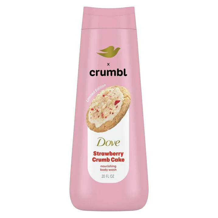 Dove x Crumbl Limited Edition Body Wash 20 oz. Collection | Imported from USA | Available in UK