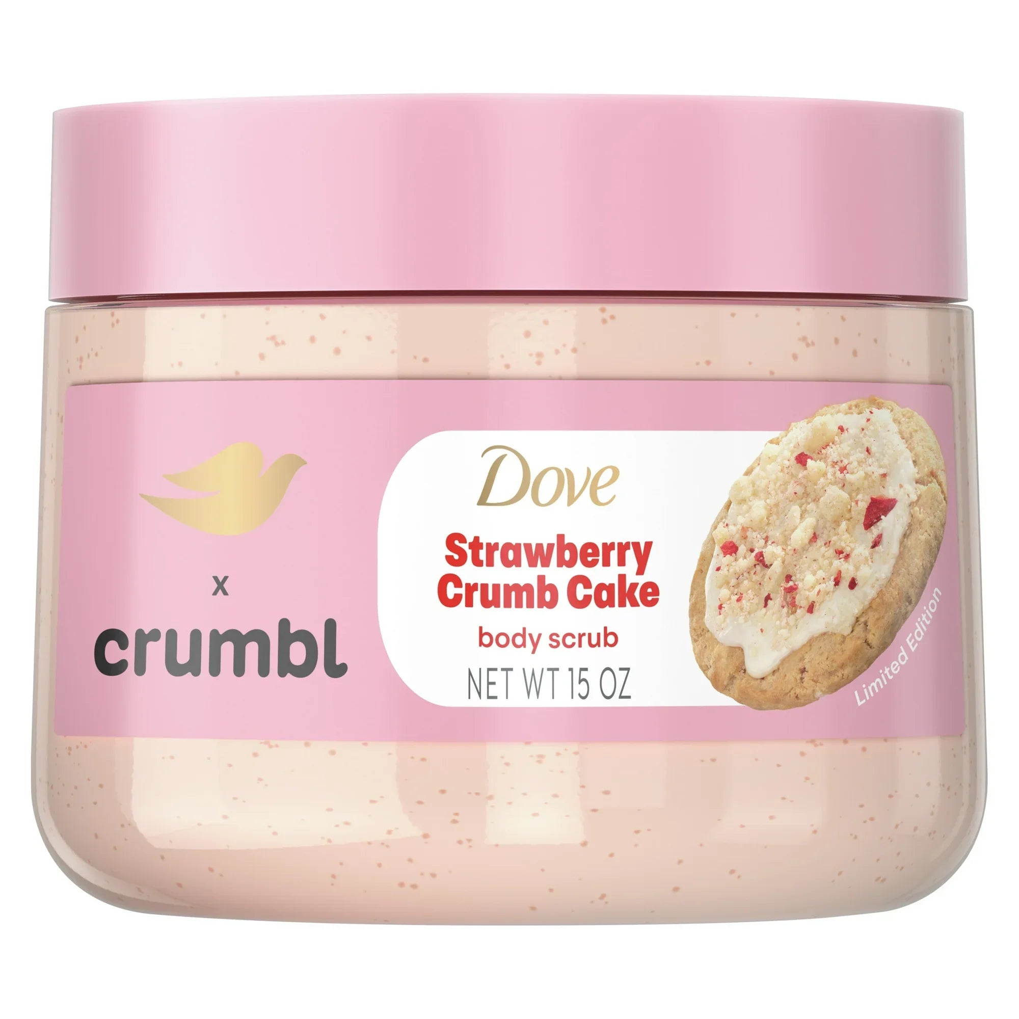 Dove x Crumbl Limited Edition Body Scrub 15 oz. Collection | Imported from USA | Available in UK
